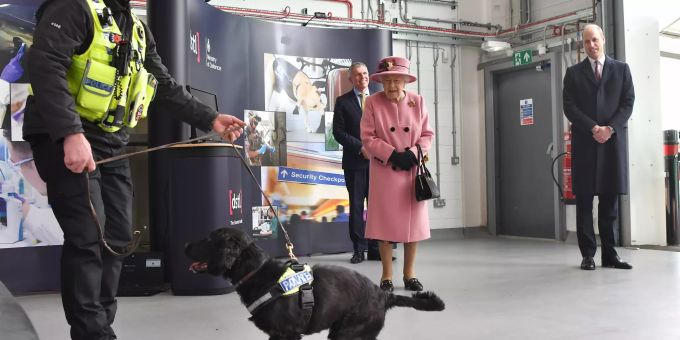 Zum ersten Mal seit Beginn der Corona-Pandemie ist Queen Elizabeth wieder öffentlich aufgetreten. queen elizabeth corona