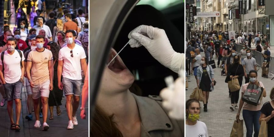 coronavirus Benelux Masken Massnahmen