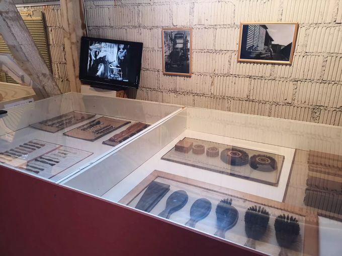 Einblick in Produktionsvorgang. Industriemuseum Oberentfelden
