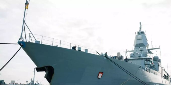 Die Fregatte «Hamburg». (Archivbild) Fregatte