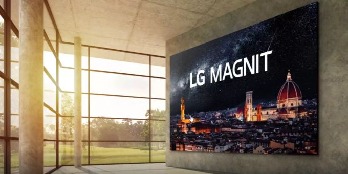 Der neue «LG Magnit». LG micro led