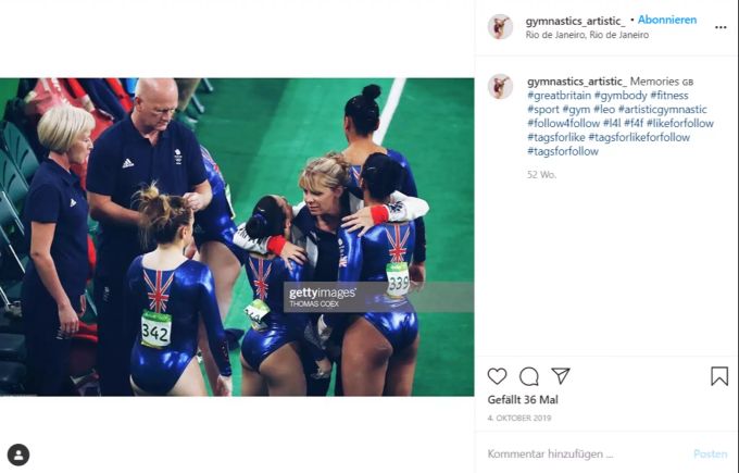 Coach Colin Still (rechts oben) war froh, dass Tinkler durch eine Lebensmittelvergiftung an Gewicht verloren hatte. Amy Tinkler