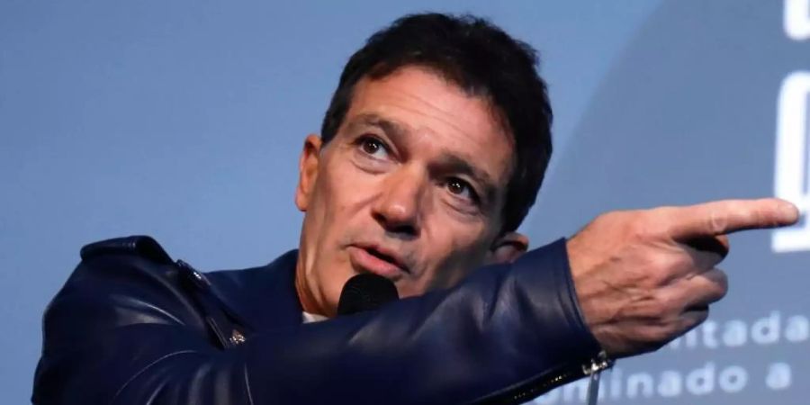 Antonio Banderas im Januar 2020 bei der Verlehung der Goya-Filmpreise. Foto: Álex Zea/Europa Press/dpa