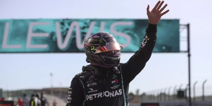 Lewis Hamilton beim GP von Portugal. Lewis Hamilton