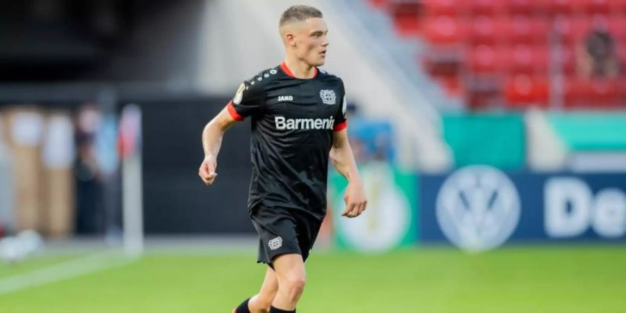 Der 17-jährige Florian Wirtz wurde im Frühjahr dieses Jahres in den Profikader von Bayer Leverkusen aufgenommen. Foto: Rolf Vennenbernd/dpa