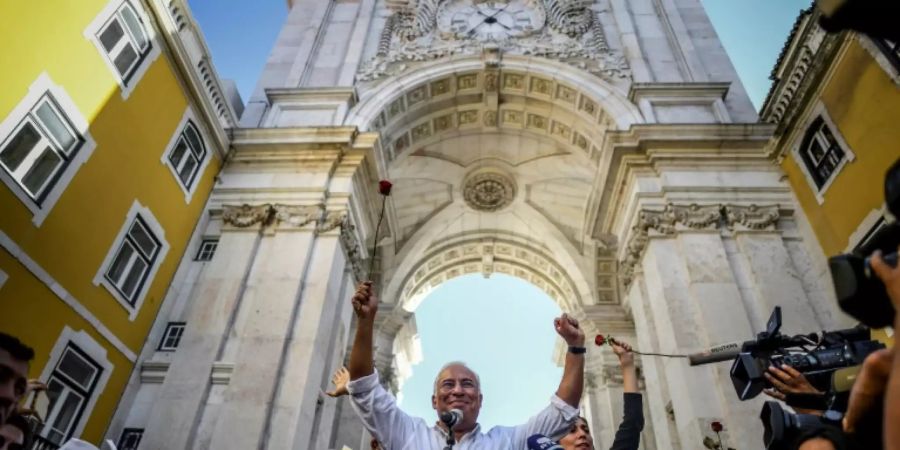 Ministerpräsident Costa im Wahlkampf