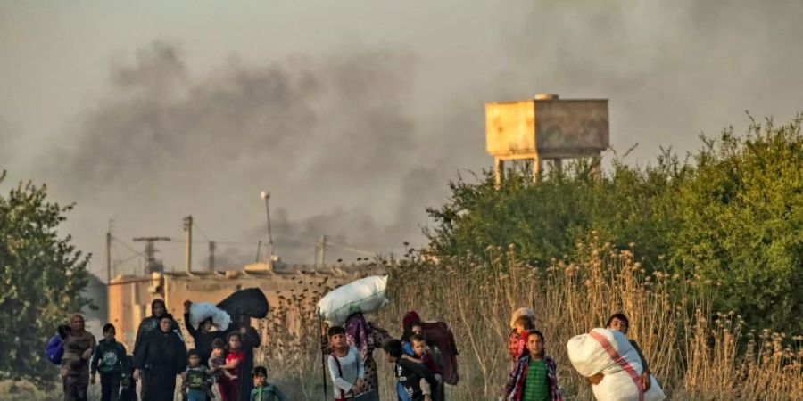 Flüchtlinge in Nordsyrien