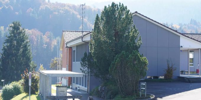 Das Schulhaus in Rüschegg. Das Schulhaus in Rüschegg.