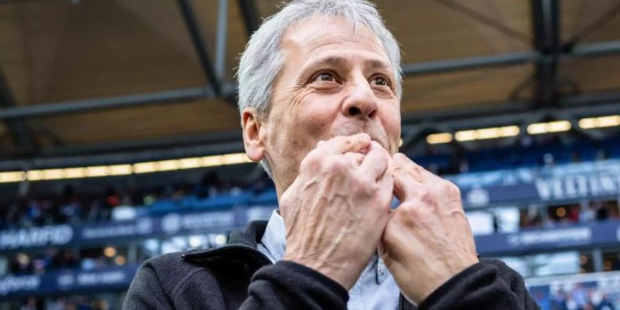 Ist mit dem BVB gegen seinen Ex-Club Mönchengladbach gefordert: Lucien Favre. Foto: Guido Kirchner/dpa