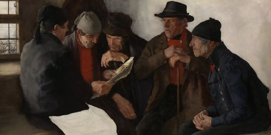 Mit seinem Gemälde «Die Dorfpolitiker» (1877) hat Wilhelm Leibl zwar die Kritiker an der Weltausstellung in Paris im Jahr 1878 vor den Kopf gestossen, aber dennoch einen durchschlagenden Erfolg verbucht.