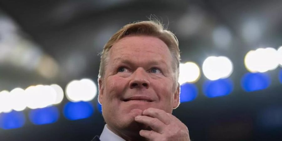 Warnt vor Nordirland: Holland-Coach Ronald Koeman. Foto: Robert Michael/zb/dpa