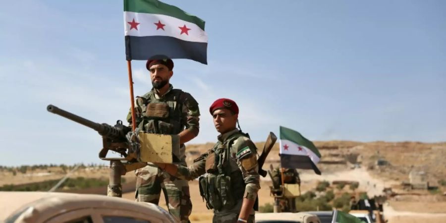 Türkei-nahe Miliz in Nordsyrien