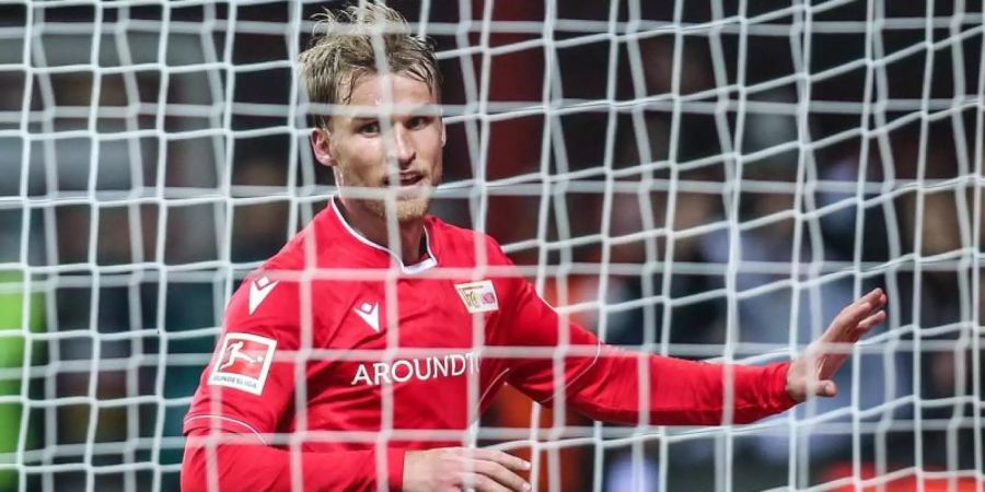 Der treffsichere Stürmer Sebastian Andersson steht exemplarisch für den Erfolg des 1. FC Union Berlin. Foto: Andreas Gora