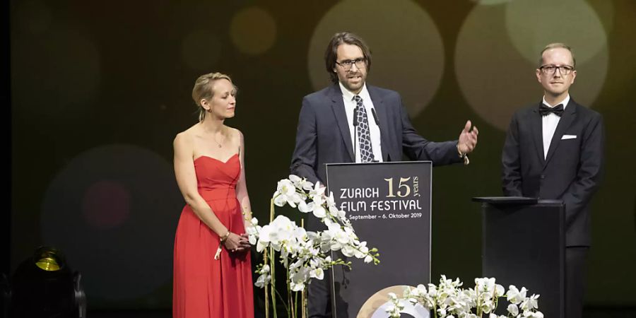 Anna Thommen und Lorenz Nufer (links und im Zentrum) sind am Zurich Film Festival 2019 bereits mit dem Publikumspreis geehrt worden. (Archivbild)
