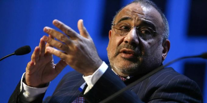 Adil Abd Al-Mahdis Rücktritt wurde angenommen. Adil Abd Al-Mahdi