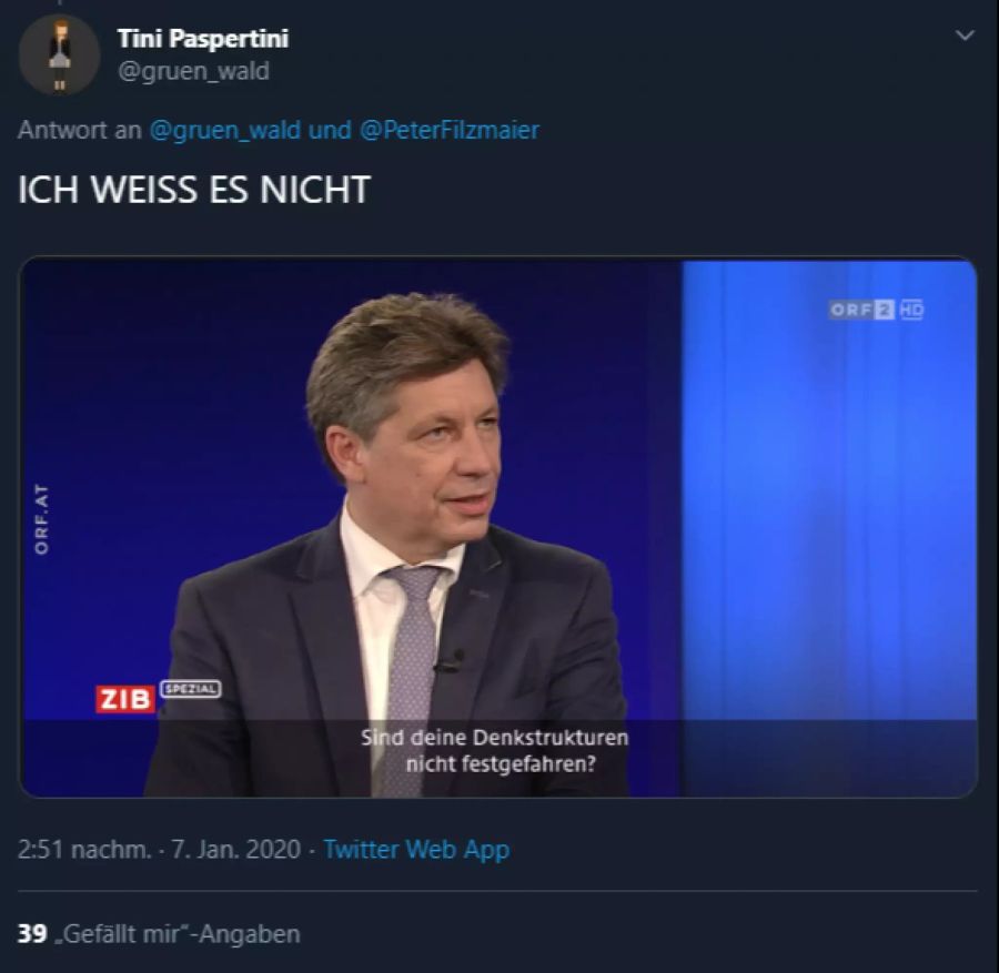 ORF Panne Untertitel Regierung