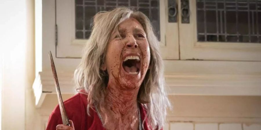 Faith (Lin Shaye) schreit vor Angst. Foto: -/ Sony Pictures /dpa