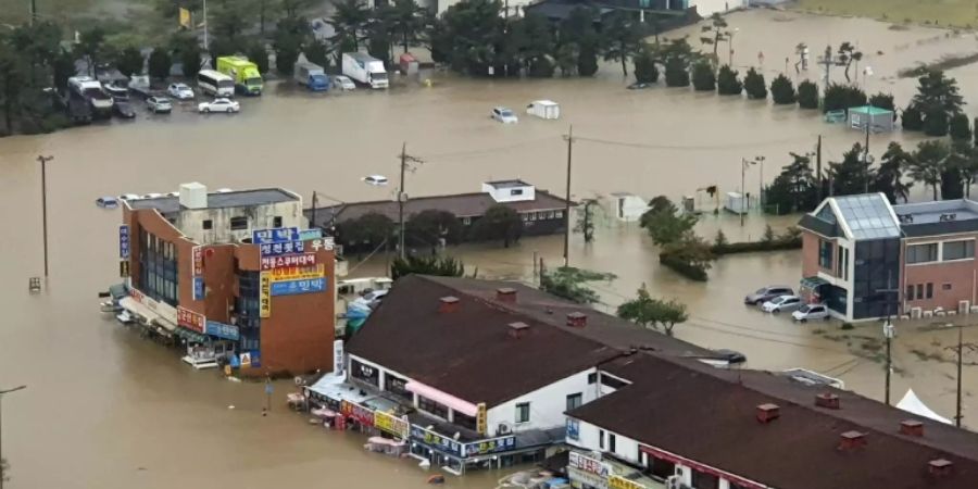 Überschwemmungen in Südkorea