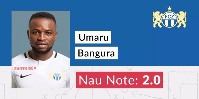 Umaru Bangura (FC Zürich) Note 2.0. Umaru Bangura