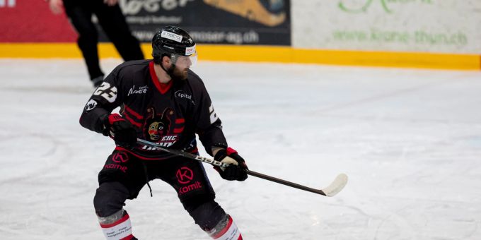 Fabian Haberstich zeigte eine überragende Partie für den EHC Thun. EHC Thun