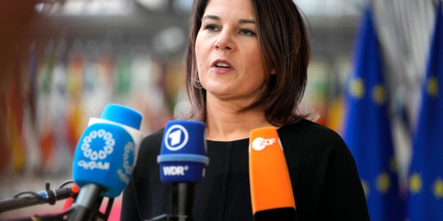 Aussenministerin Annalena Baerbock hat in Brüssel eine Verdoppelung der deutschen Erdbebenhilfe angekündigt.