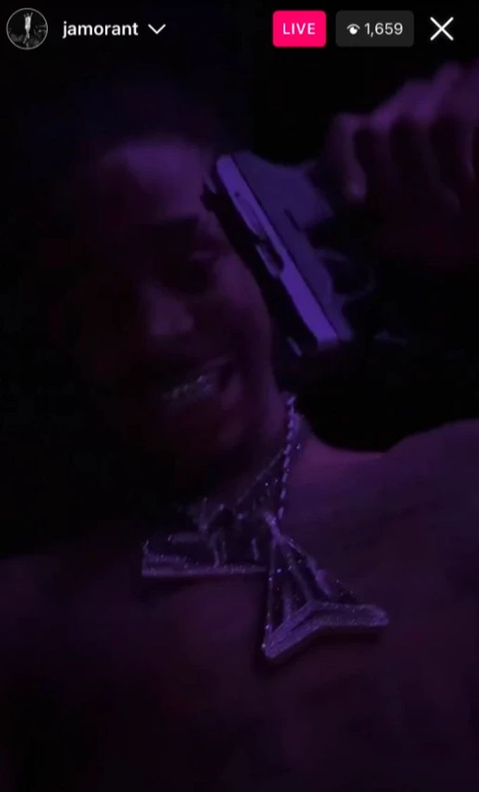 Ja Morant zeigte in seinem Instagram-Livestream eine Pistole – die NBA sperrt ihn nun. Ja Morant NBA