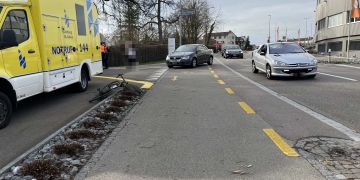 Wil: Kollision zwischen Auto und Rennvelo