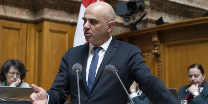 Alain Berset Bundespräsident