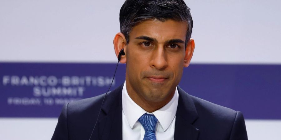 Für Rishi Sunak, Premierminister von Grossbritannien, stören Graffitis den Alltag.