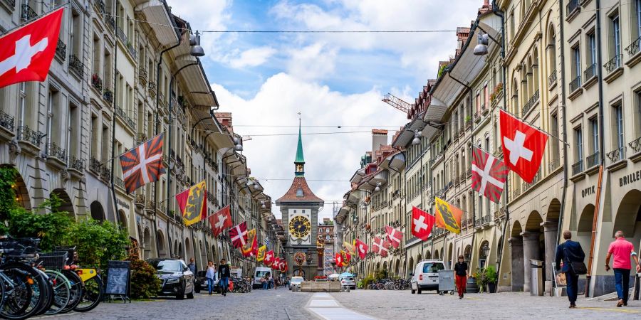 Bern Altstadt Zygloggeturm Uhrturm