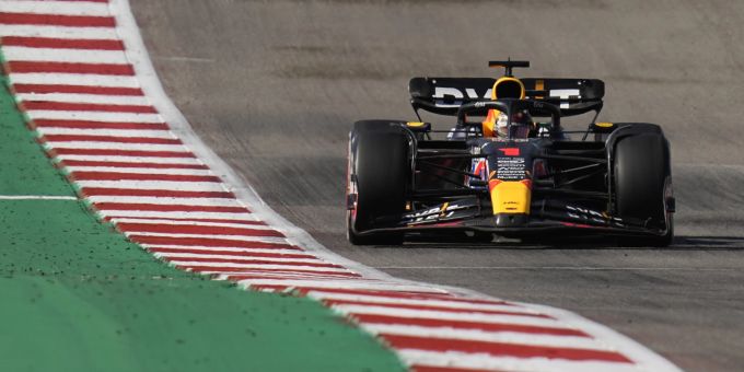 Max Verstappen (Red Bull) beim US-Grand-Prix der Formel 1. Max Verstappen Red Bull