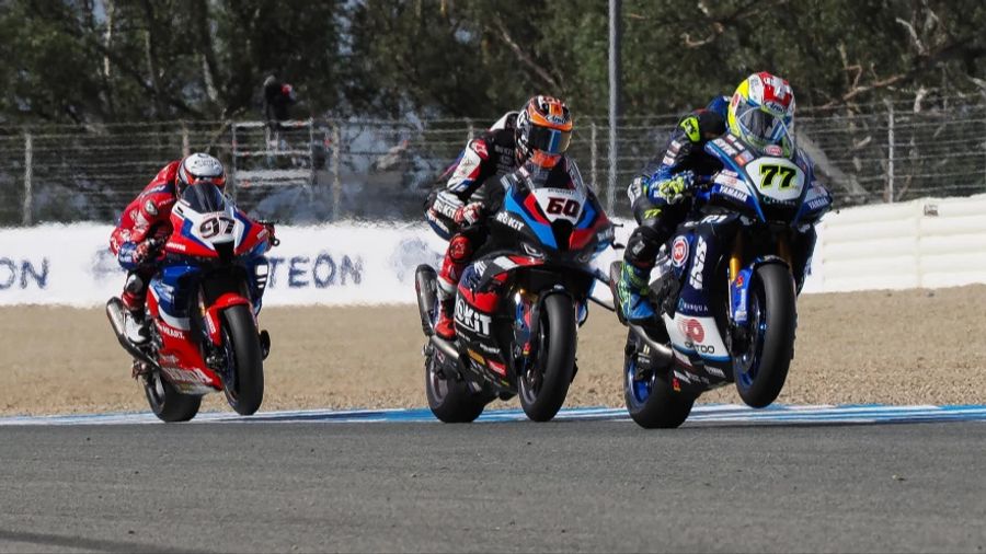 Dominique Aegerter im Rahmen der Superbike-WM in Jerez.