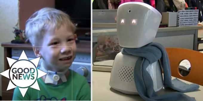 Good News - Lungenkranker Bub (7) bekommt dank Roboter Schulunterricht