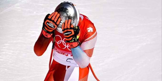 Nach dem ersten Training ist Marco Odermatt offenbar noch nicht vollumfänglich zufrieden. Olympia 2022