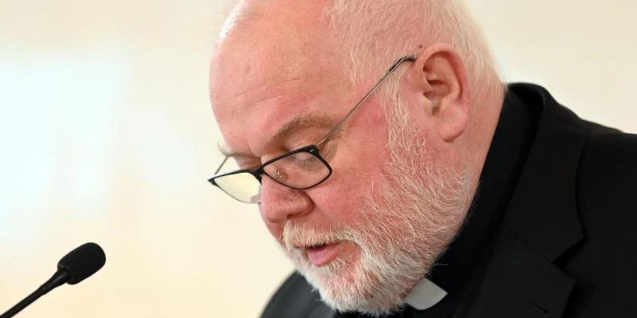 Kardinal Reinhard Marx äussert sich zum Gutachten über sexuellen Missbrauch im katholischen Erzbistum München und Freising. Foto: Sven Hoppe/dpa-Pool/dpa