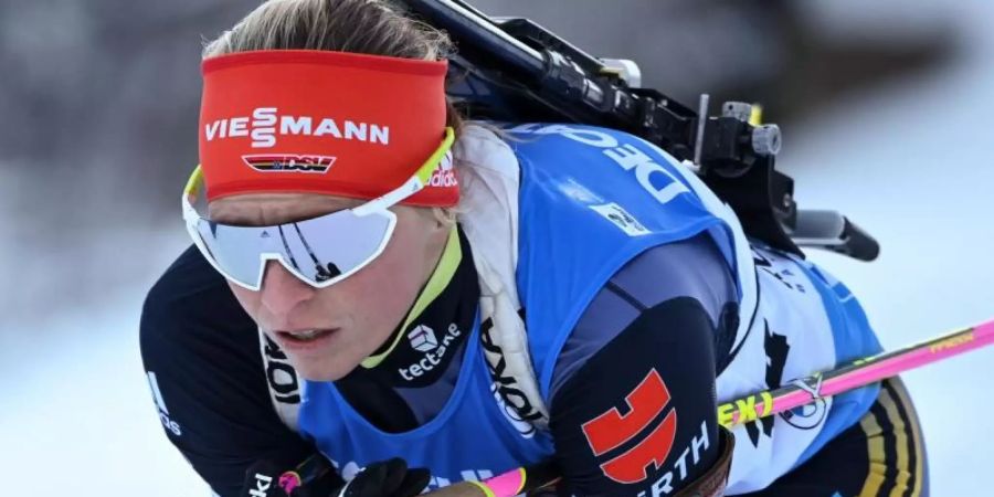 Hat die Olympia-Norm noch nicht erfüllt: Franziska Hildebrand. Foto: Sven Hoppe/dpa