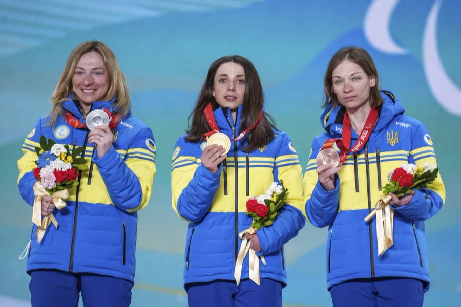 Ukraine Biathlon Paralympics Medaillen