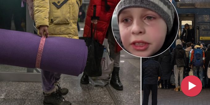Flucht ohne Vater - Bub: «Haben Papa in Kiew zurückgelassen»