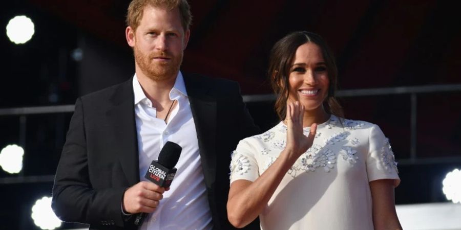 Harry und Meghan bei einem Auftritt in New York im September