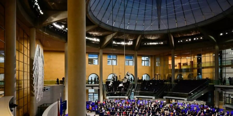 Plenum des Bundestags