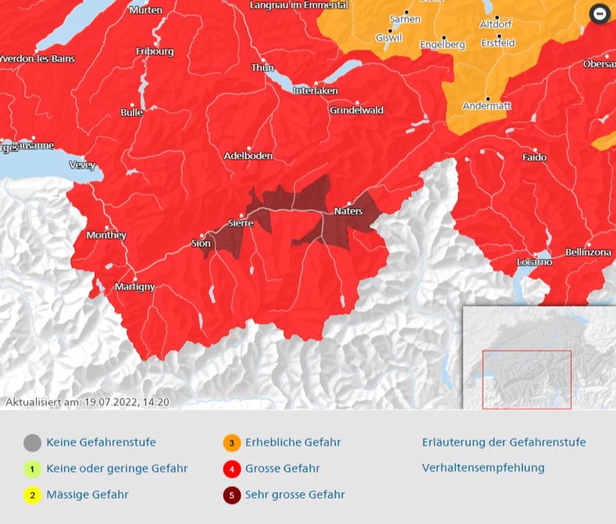 waldbrandgefahr