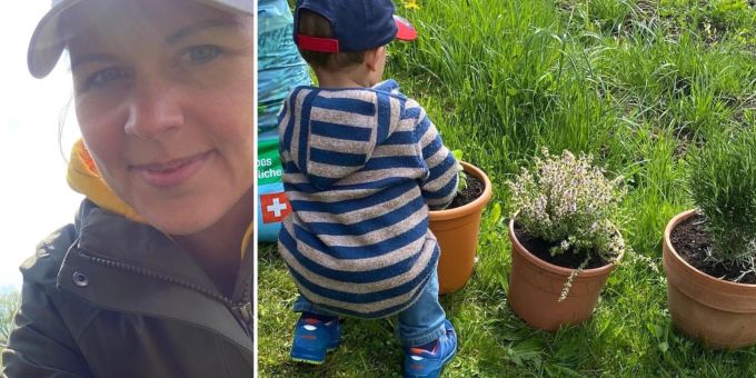 Wie Rigozzi-Twins - Melanie Oesch macht Sohn Robin (2) zum Werbestar