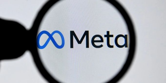 Das Logo von Meta. meta
