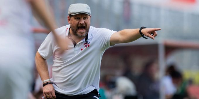 Beim 1. FC Köln ist man mit Trainer Steffen Baumgart zufrieden. 1. FC Köln