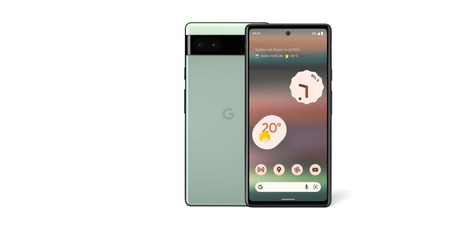 Ab Ende Juli 2022 zu haben: Das Pixel 6a mit Metallrahmen, leicht durchscheinender Kunststoffrückseite und dem Pixel-typischen Kameraband (ab ca. 459 Euro)