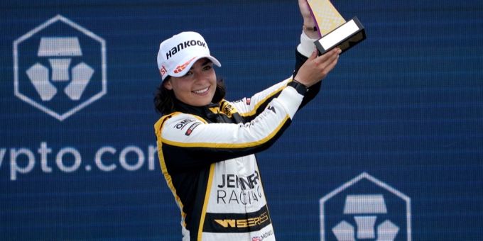 W-Series-Meisterin Jamie Chadwick rechnet nicht damit, dass es bald eine Frau in der Formel 1 gibt. Jamie Chadwick Formel 1