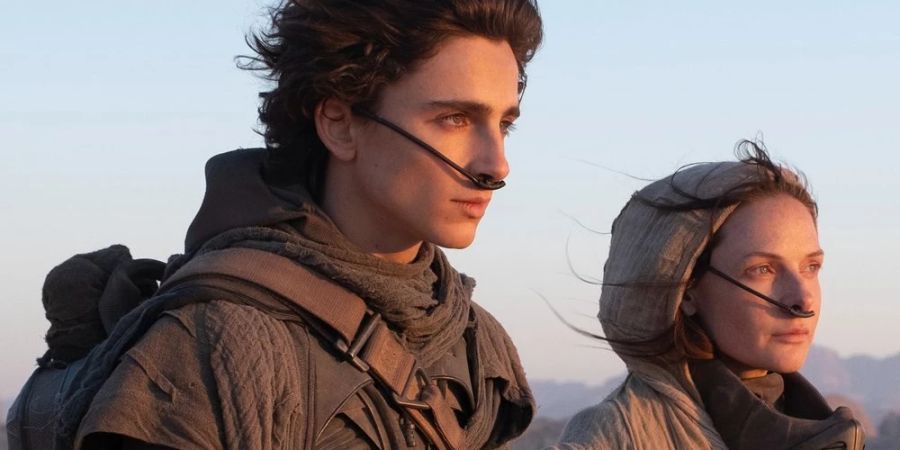 Paul Atreides (Timothée Chalamet) und seine Mutter Lady Jessica (Rebecca Ferguson) kehren später auf den Wüstenplaneten zurück.