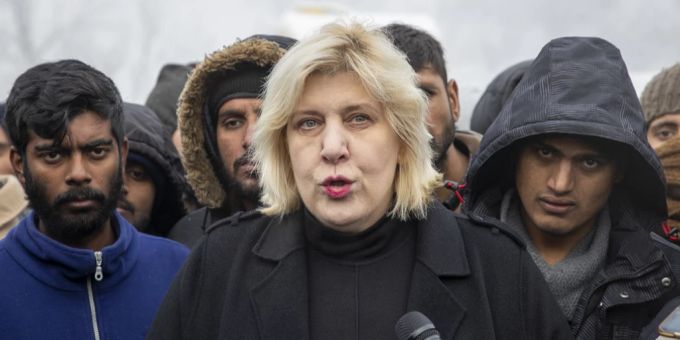 Die Menschenrechtskommissarin des Europarats, Dunja Mijatović, im Dezember 2019. Ukraine Krieg Dunja Mijatović