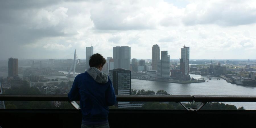 Rotterdam Hafen Wasser Junge