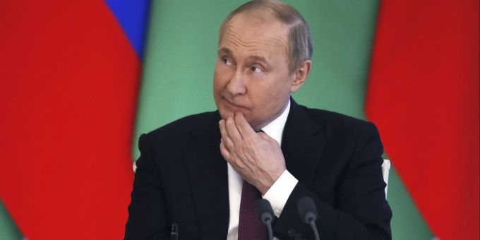 Wladimir Putin soll einen «Terrorkrieg» führen so Olena Selenska. wladimir putin